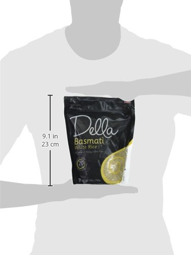 Della Rice Basmati arroz blanco, 28 oz (paquete de 3)