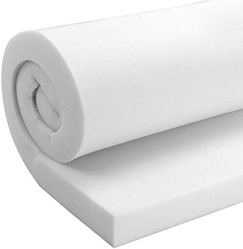 CentriPUR-US – Hoja de espuma para tapicería de 3 pulgadas de alto x 24 pulgadas de ancho x 72 pulgadas de largo, cojín firme de alta densidad,