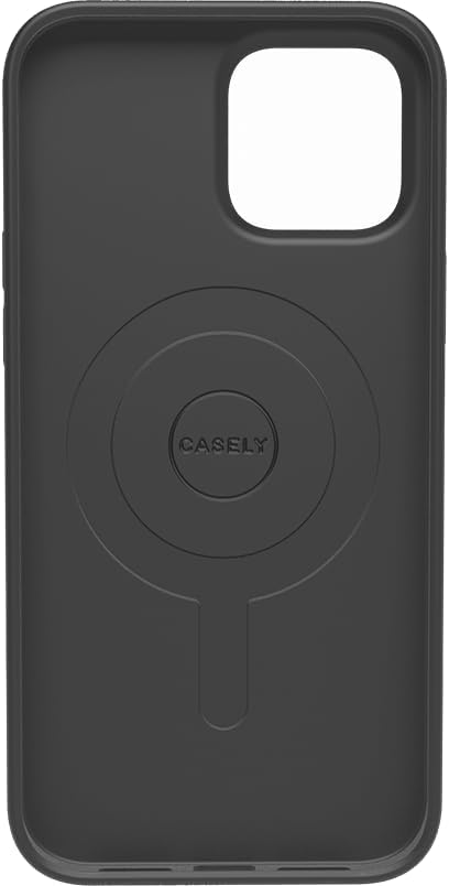 Casely Funda para iPhone 13 Pro Max  Ondulación moca  Ondas marrones  Compatible con MagSafe