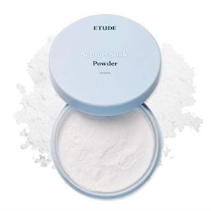 ETUDE Polvo de remojo Sebum 0.18 oz (23AD)  Polvo de maquillaje para rostro graso con control de sebo, efecto suave en la piel y acabado mate ETUDE Polvo de remojo Sebum 0.18 oz (23AD)  Polvo de maquillaje para rostro graso con control de sebo, efecto suave en la piel y acabado mate