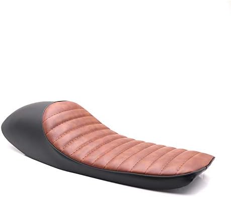 Marrón+Negro Vintage Leopard Imprimir Joroba Asiento Largo Para Cafe Racer Saddle GT XJ750M RD60 SR400