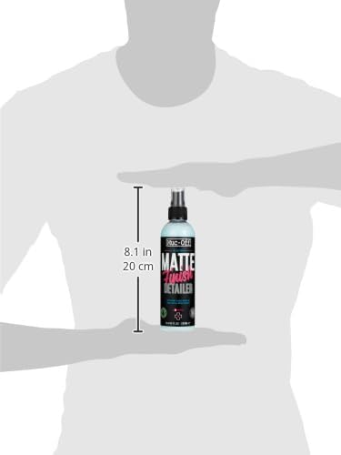Muc-Off Matt Finish Detailer, 8.5 fl oz  Spray de protección de bicicleta premium para MTBGravelRoad Bikes  Protector de bicicleta post-lavado para