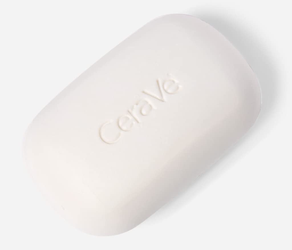CeraVe SA – Barra limpiadora y barra limpiadora hidratante con jabón desechable florecible con 3 ceramidas esenciales, cuentas de jojoba y ácido