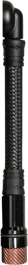 Mountain Digital 2Stage, neumático 2 en 1 y mini bomba de choque con medidor digital de 300 PSI20.7 bar, manguera trenzada, cabezal Pressure-Rite