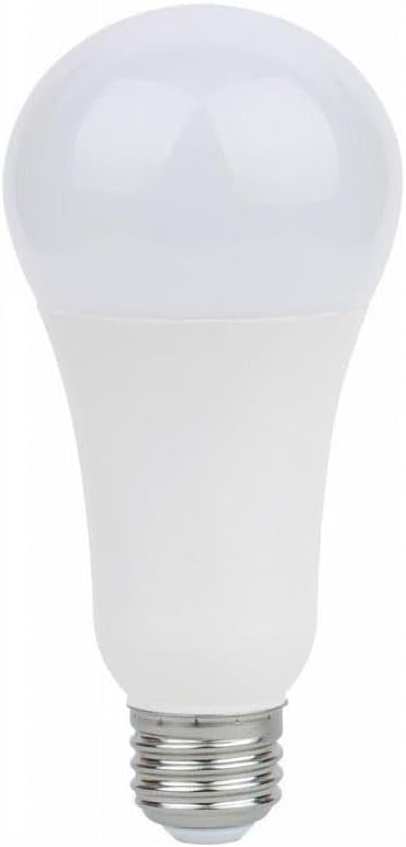 Satco Lámpara de repuesto de base media A21 LED de 5.55 pulgadas, 20 W, temperatura de color 5000, acabado blanco