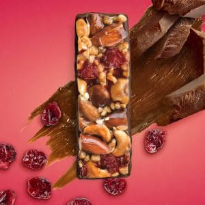 NICK’S – Barra de chocolate con cereza estilo sueco, snack keto de nueces para la escuela, deportes y actividades al aire libre, 0.07 onzas de