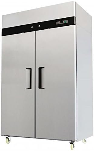 Alcance de acero inoxidable de 2 puertas en congelador comercial – MBF8002