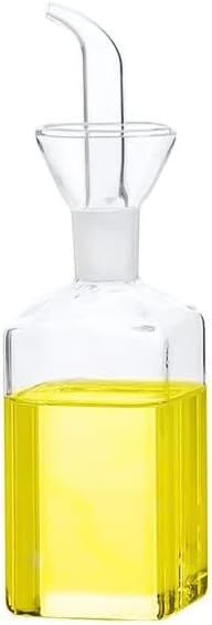 Floatant Vertedor de aceite de oliva Vinagre de aceite de oliva Cocinar vino cotainer aderezo de ensalada Botella de aceite de vidrio Botella de