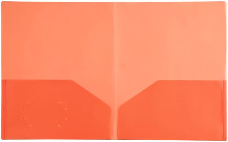 Filexec Carpeta ligera de dos bolsillos, varios colores (50043-3120), paquete de 12