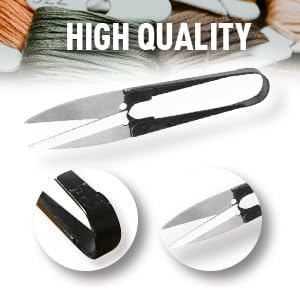 DAESUNG – Juego de 10 tijeras de hilo para coser, tijeras de ganchillo para costura, tijeras de ganchillo, ideales para costura, bordado, tejido,