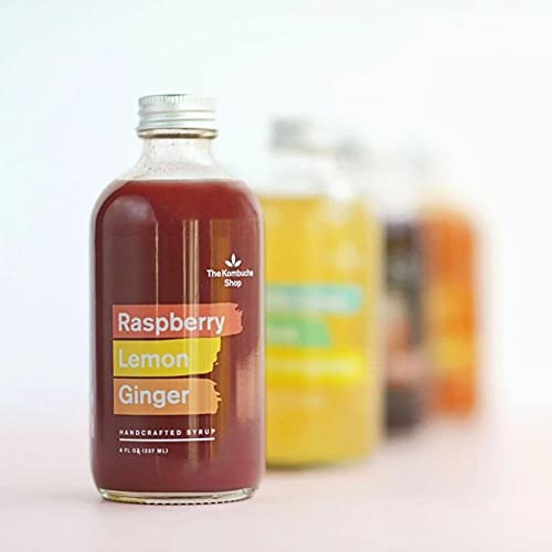 Jarabe de Frambuesa con Limón y Jengibre – Aromatizante de Kombucha para 2 Fermentación – The Kombucha Shop