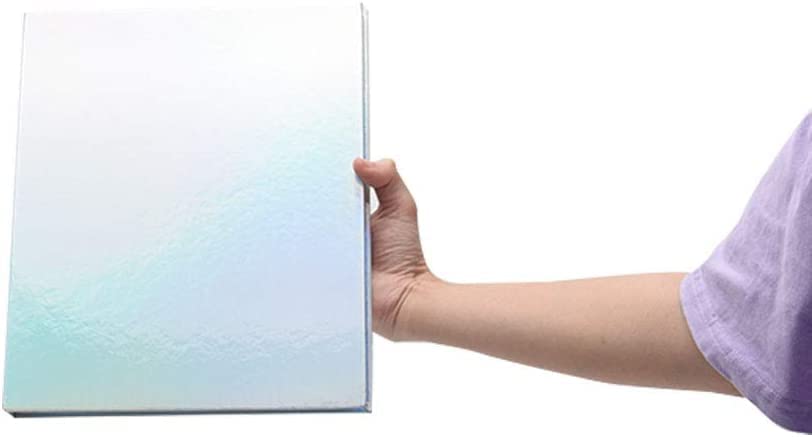 Libro de almacenamiento de pestañas vacío, funda protectora de muestra de pestañas con purpurina, caja de exhibición de pestañas postizas puede