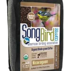 Café de Acción de Gracias “SongBird Nicaraguan” Café de grano entero cultivado a sombra orgánica de tostado medio, bolsa de 12 onzas Café de Acción de Gracias “SongBird Nicaraguan” Café de grano entero cultivado a sombra orgánica de tostado medio, bolsa de 12 onzas