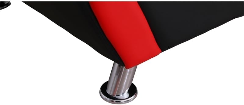 Puma – Silla Club de piel sintética – NegroRojo