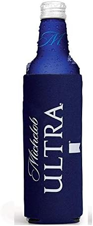 Michelob Ultra – Enfriador de botellas de aluminio delgado de 16 onzas