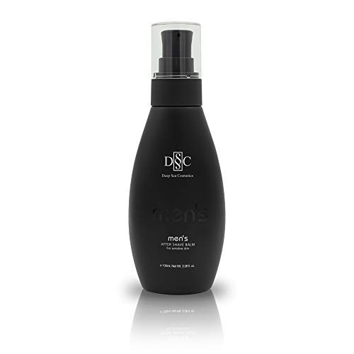 Deep Sea Cosmetics  Bálsamo para después del afeitado para hombres  Loción para después del afeitado para hombres con agua del mar muerto y
