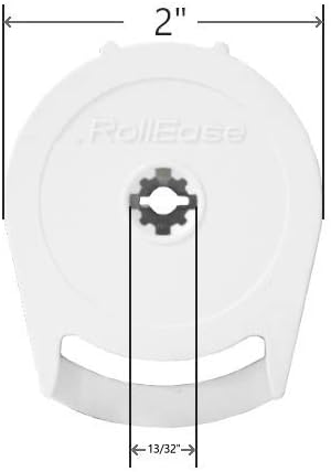 Embrague de persiana enrollable R8 para tubo de 1.25″ (R8C03W) (blanco)