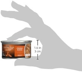 Purina Pro Plan Npu11185 – Alimento enlatado para gatos adultos de pollo, 3 onzas