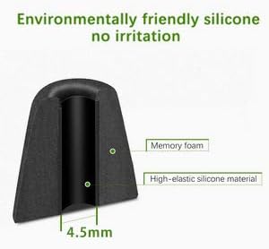 6 pares Puntas de auriculares S M L para auriculares intraurales, 12 piezas de silicona antideslizante y puntas de espuma viscoelástica para los