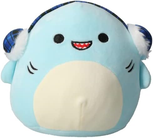Squishmallow Kellytoy oficial – Peluche suave de 7.5 pulgadas, animales de juguete (Sharon el tiburón)