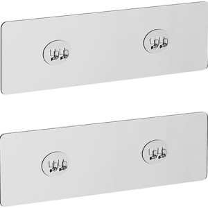 2 calcomanías adhesivas de repuesto para organizador de ducha, sin perforaciones, adhesivo transparente fuerte para estantes de almacenamiento de 2 calcomanías adhesivas de repuesto para organizador de ducha, sin perforaciones, adhesivo transparente fuerte para estantes de almacenamiento de