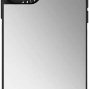 CASETiFY Funda de espejo para iPhone 11 – Plata sobre negro CASETiFY Funda de espejo para iPhone 11 – Plata sobre negro