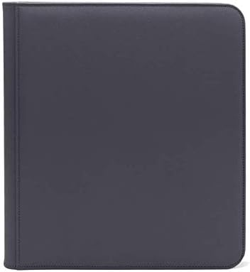 Dex Protection Carpeta acolchada para tarjetas con cremallera, 12 unidades, almacena 480 tarjetas de juego, incluye 20 páginas laterales para