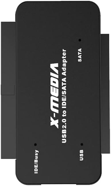 XM-UB2235S Convertidor de adaptador USB 2.0 a IDE SATA, lectoradaptador de disco duro externo – Compatible con unidad de disco duro HDDSSD de 2.53.5