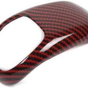 Cubierta decorativa de ABS para palanca de cambios interior de automóvil para Jeep Grand Cherokee 2014 2015 (grano de fibra de carbono rojo) Cubierta decorativa de ABS para palanca de cambios interior de automóvil para Jeep Grand Cherokee 2014 2015 (grano de fibra de carbono rojo)