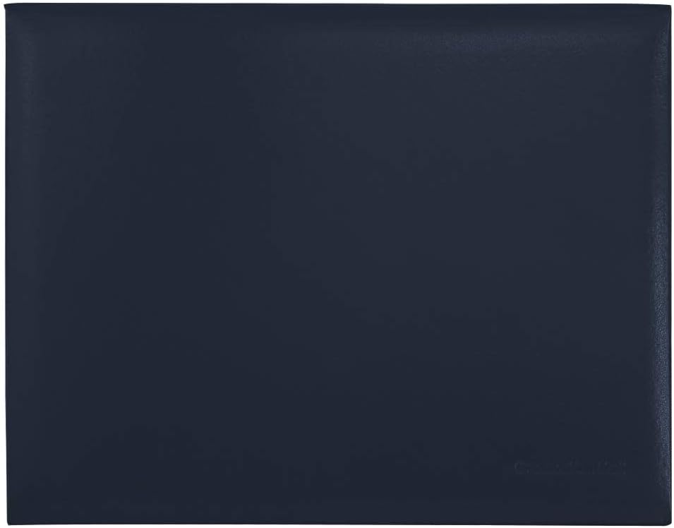 GradClassical Funda de diploma impresa de 8.5 x 11 pulgadas, soporte suave para certificado (azul marino)