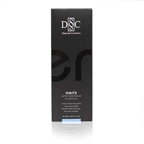 Deep Sea Cosmetics  Bálsamo para después del afeitado para hombres  Loción para después del afeitado para hombres con agua del mar muerto y