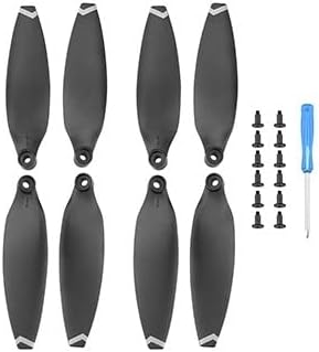 Low Noise Propeller for FIMI X8 Mini Drone Spare Parts Light Weight Prop Folding Blade Wing CWCCW V2Accessory (Color  White Edge)