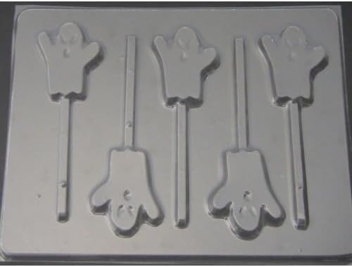 Molde para piruleta de caramelo de chocolate pequeño fantasma de Halloween