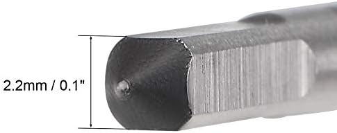 uxcell Grifo para máquina, 2-56 UNC 2B Clase de acero de alta velocidad para roscado de rosca de acero de alta velocidad, 2 piezas