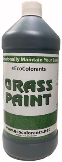 Pintura de hierba verde de 32 onzas (cuarto de galón), ecológica, fabricada en los Estados Unidos, colorante de césped, pintura de césped, tinte,