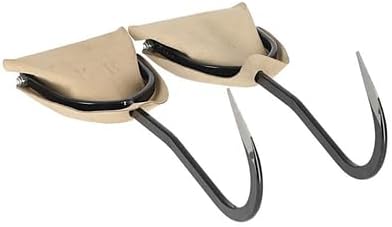 Red Rooster Deluxe – Ganchos para heno con protectores de piel, 12.0in, acero plano
