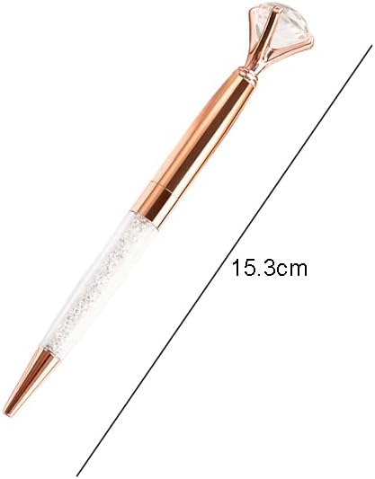 5 bolígrafos de diamante, bolígrafo dinámico de arena líquida, bolígrafos de escritura diaria, bolígrafos de diario, bolígrafo de diamante,