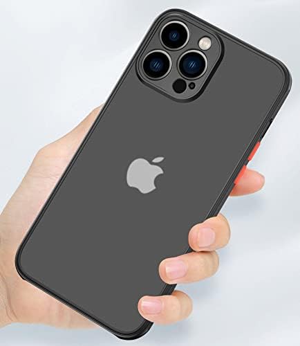 ZEZHOU Funda para iPhone 13 Pro con protector de lente de cámara de 6.1 pulgadas, cubierta de cuerpo completo a prueba de golpes, borde plano suave,