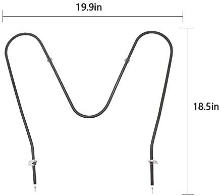AMI PARTS 316075103 Horno Hornear Elemento Calefactor Ajuste para Frigi-daire Reemplazar 316075104 PS438018 316282600 09990062 AP4356505 EA2332301