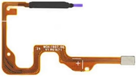 Power Button Key Flex Cable Fingerprint Sensor Scanner Recognition Flex Cable Repair Parts for Honor X7 – Black