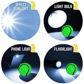 Pelota de tenis que brilla en la oscuridad, pelota de tenis iluminada para perros de tamaño pequeño, paquete de 3