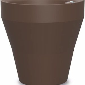 Crescent Garden Rim TruDrop – Maceta de riego automático, 22 pulgadas (corteza) Crescent Garden Rim TruDrop – Maceta de riego automático, 22 pulgadas (corteza)
