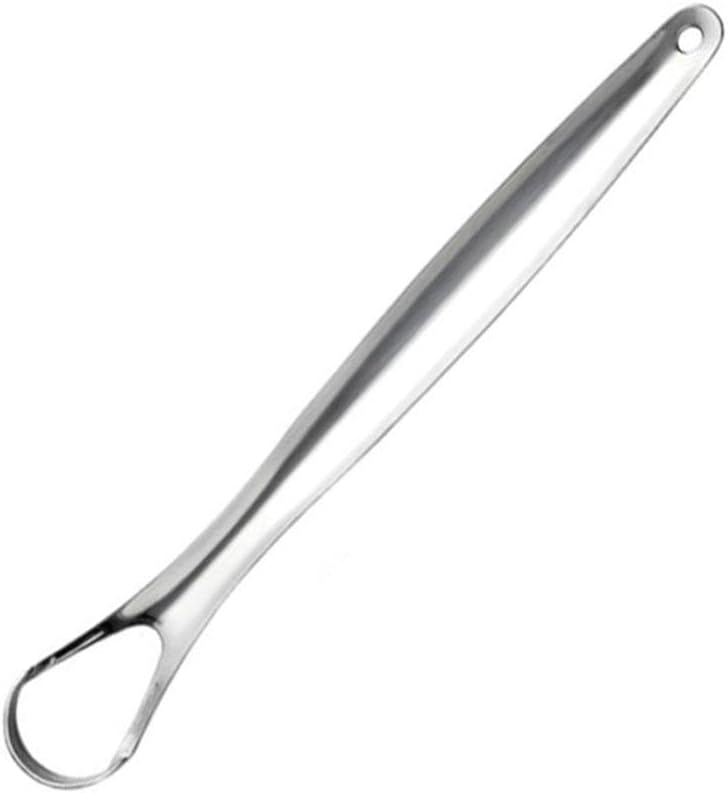 Cepillos limpiadores de lengua, raspador de lengua, raspadores de lengua de acero inoxidable, raspador de lengua portátil que reduce el mal aliento