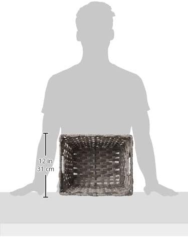 Whitmor Bolso pequeño Split Rattique Gray Wash