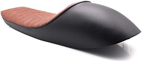 Marrón+Negro Vintage Leopard Imprimir Joroba Asiento Largo Para Cafe Racer Saddle GT XJ750M RD60 SR400