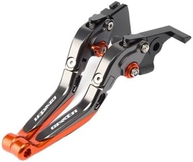 M – Palancas de embrague de freno plegables ajustables y extensibles para motocicleta Suzuki GIXXER 250 SF 250SF 150 125 2020-2023 Y (color  gris