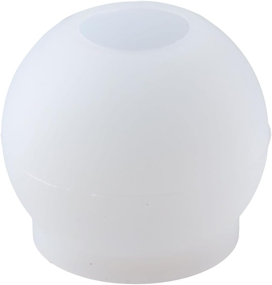 HomeSoGood 3 moldes de silicona con forma de esfera para velas de té, moldes de silicona para decoración del hogar, portavelas