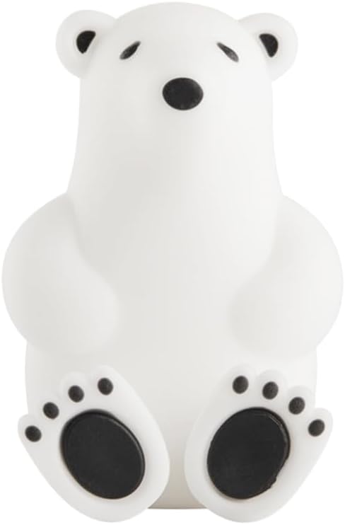 Fiarfiar Soporte multiusos para cepillo de dientes con diseño de oso de dibujos animados, organizador de drenaje para niños, niñas, niños, baño,