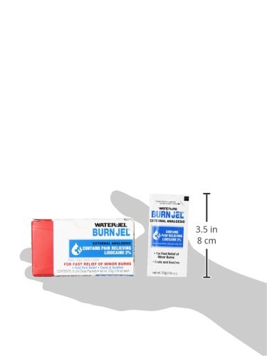 Waterjel, gel para quemaduras dosis unitaria 2421, paquete de 0,12 onzas (6 unidades)
