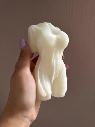 Wet dressed Women mold 12 cm 4,7″ Naked Girl Candle mould,Female Body Candle mold,Torso silicone mold Candle Female,Body Shape soap mould